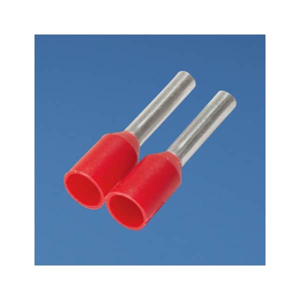 Panduit Ferrule, Insul, 1mm2, 8mmpin, Rd, PK3000 FSD77-8-3K2 - main